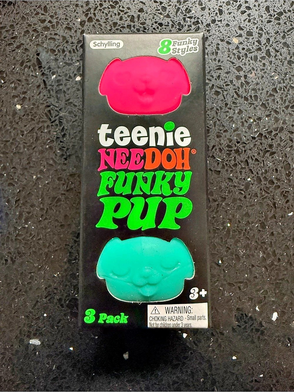 Schylling Teenie NeeDoh Funky Pup Pack Sensory Toys NWT